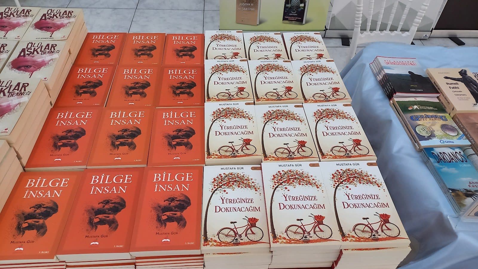 Festivalde sergilenen Almina Kitap yayınları