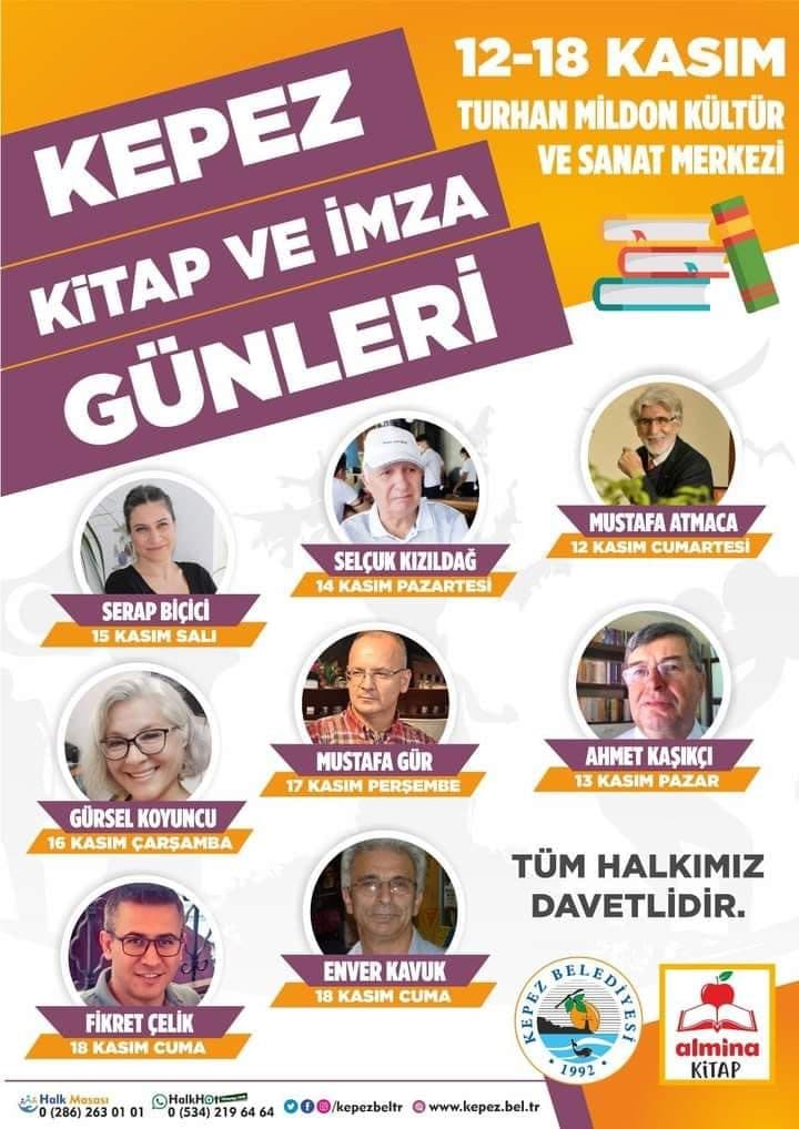 Kepez Kitap ve İmza Günleri afişi
